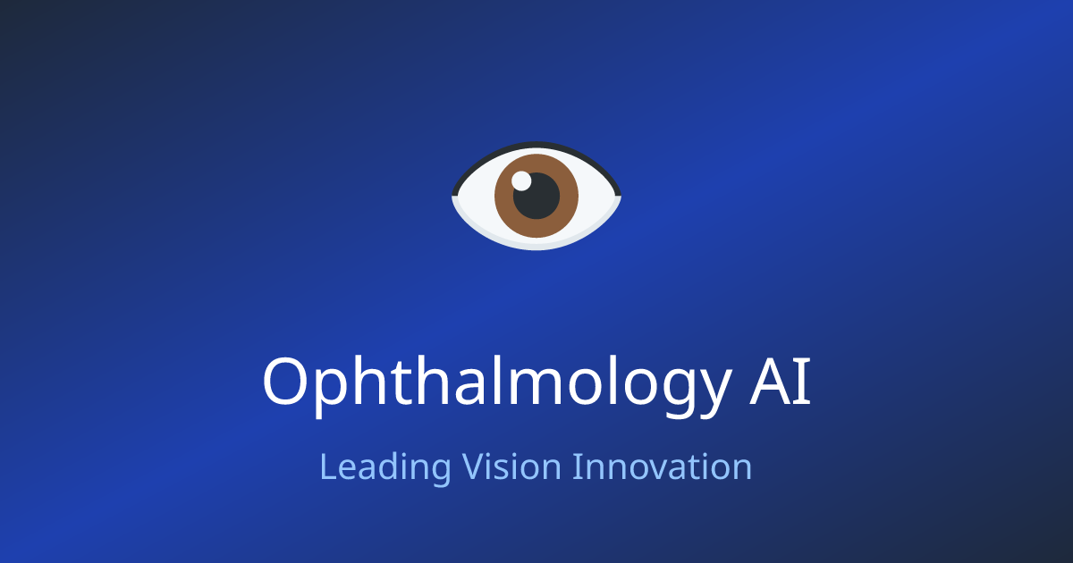 Ophthalmology AI Research Lab | Leading Vision Innovation